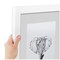 ArtToFrames Collage Photo Picture Frame with 1 - 5x7 and 4 - 3x5 inch Openings, Framed in White with Over 62 Mat Color Options and Regular Glass (CSM-3966-331)